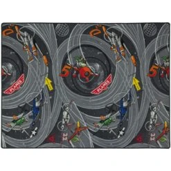 Kinderteppich Disney Planes Dusty Skipper Riley Grau