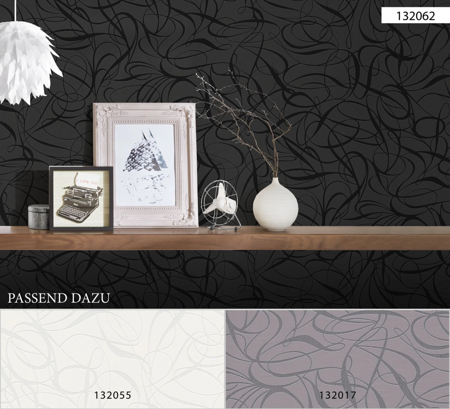 A.S. Creation AS Création Vliestapete Retro 1320-62 Schwarz Metallic 6 A.S. Creation AS Création Vliestapete Retro 1320-62 Schwarz Metallic – Bild 6