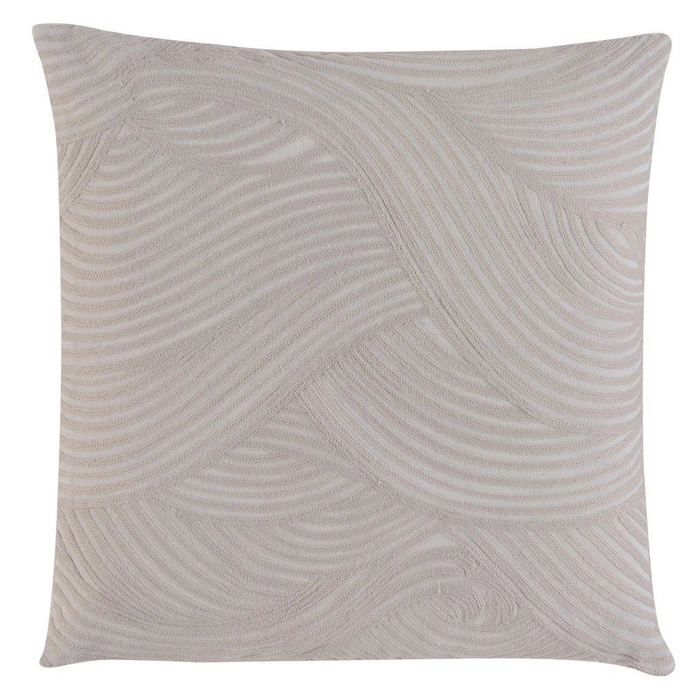 BARBARA Home Collection Kissenbezug Wellen Creme 50x50 1 BARBARA Home Collection Kissenbezug Wellen Creme 50x50