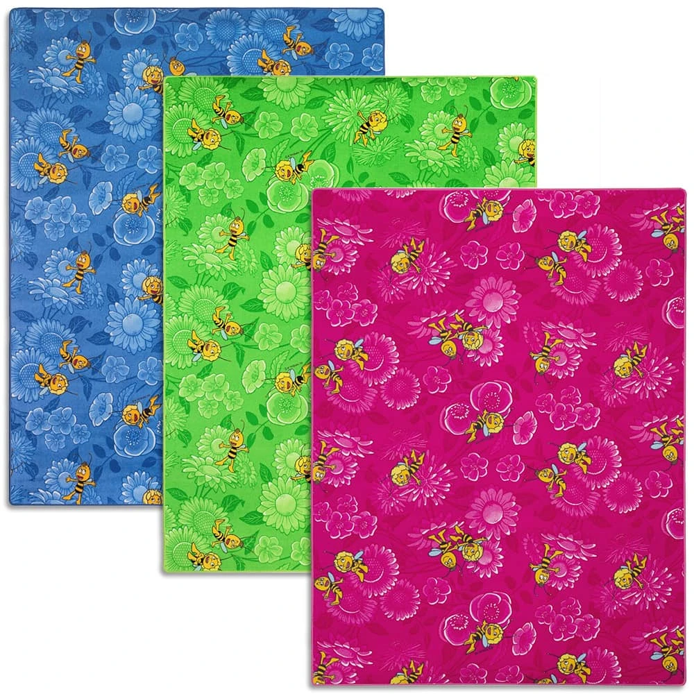 Biene Maja Spielteppich Kinderteppich Willi Mit Blumen 1 Biene Maja Spielteppich Kinderteppich Willi Mit Blumen