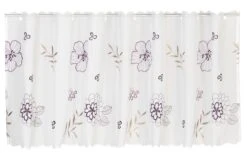 Bistrogardine Javine Blumen Transparent Lila 179960