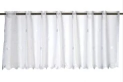 Bistrogardine Sun Valley Landhaus Transparent Weiß 195052