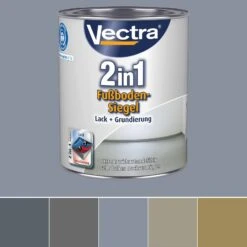 Bodenbeschichtung Vectra 2in1 Fußbodensiegel Seidenmatt 2,5l
