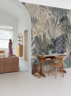 Digitaldruck Fächer Blattmuster Blau Beige Grau ML2901 -A.S. Creation Verkaufsgeschäft Digitaldruck Faecher Blattmuster Blau Beige Grau ML2901 63217718 1