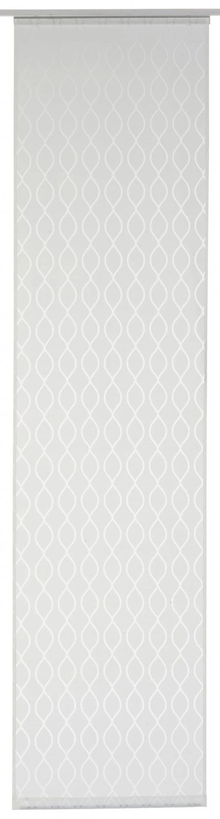 Flächenvorhang 60x245cm Design Weiß 196479 1 Flächenvorhang 60x245cm Design Weiß 196479