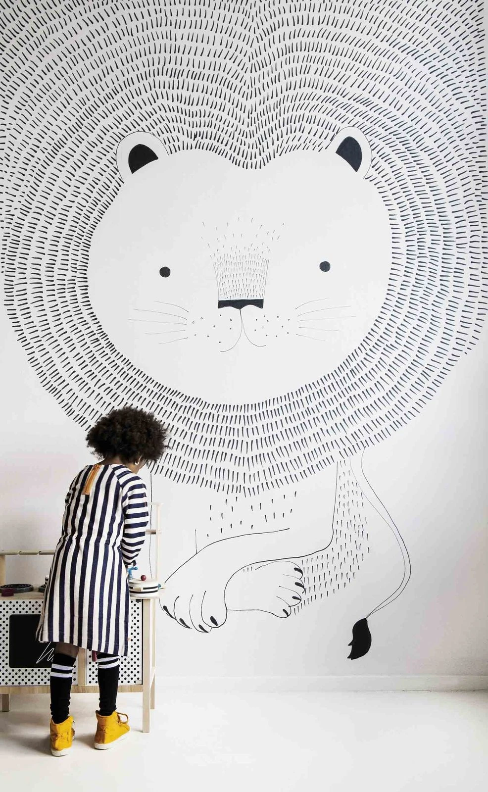 Fototapete Kinder Rasch Löwe Zeichnung Weiss 842227 2 Fototapete Kinder Rasch Löwe Zeichnung Weiss 842227 – Bild 2