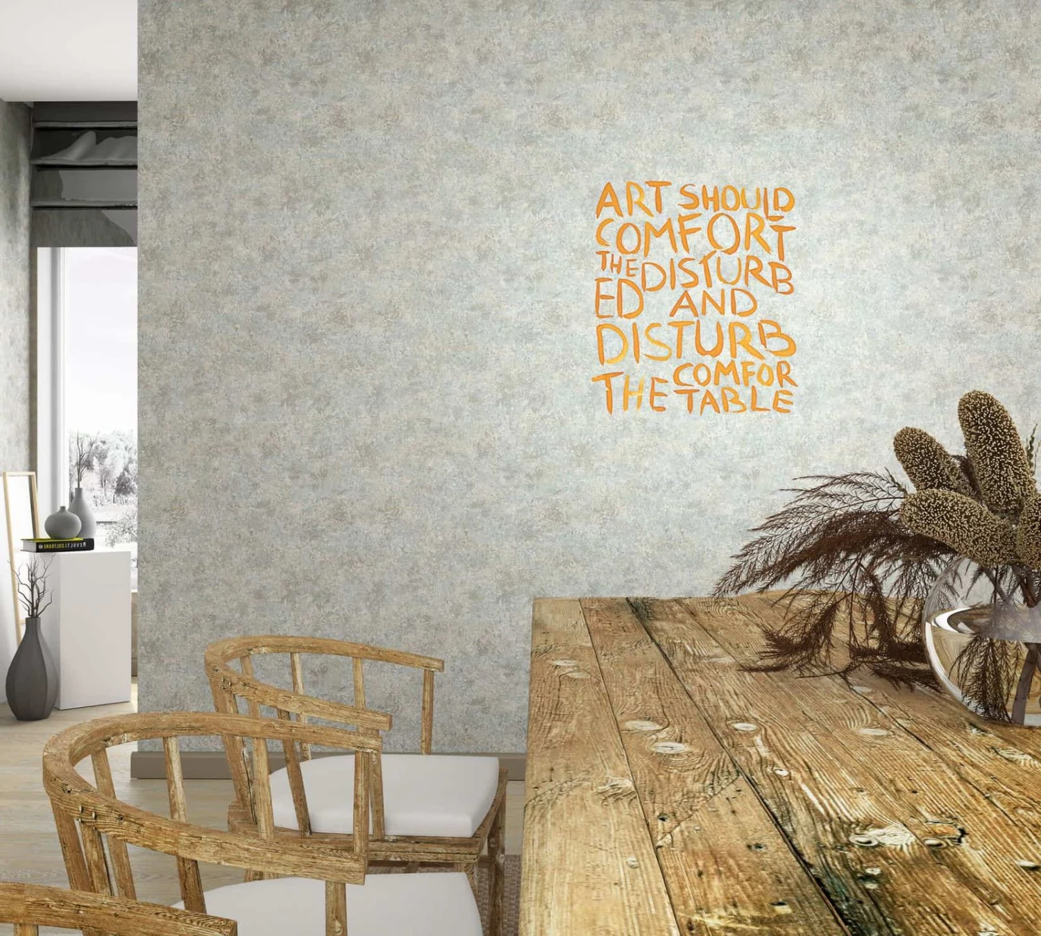 Fototapete Panel Weisheit Street-Art Grau Kupfer 33279 2 Fototapete Panel Weisheit Street-Art Grau Kupfer 33279 – Bild 2