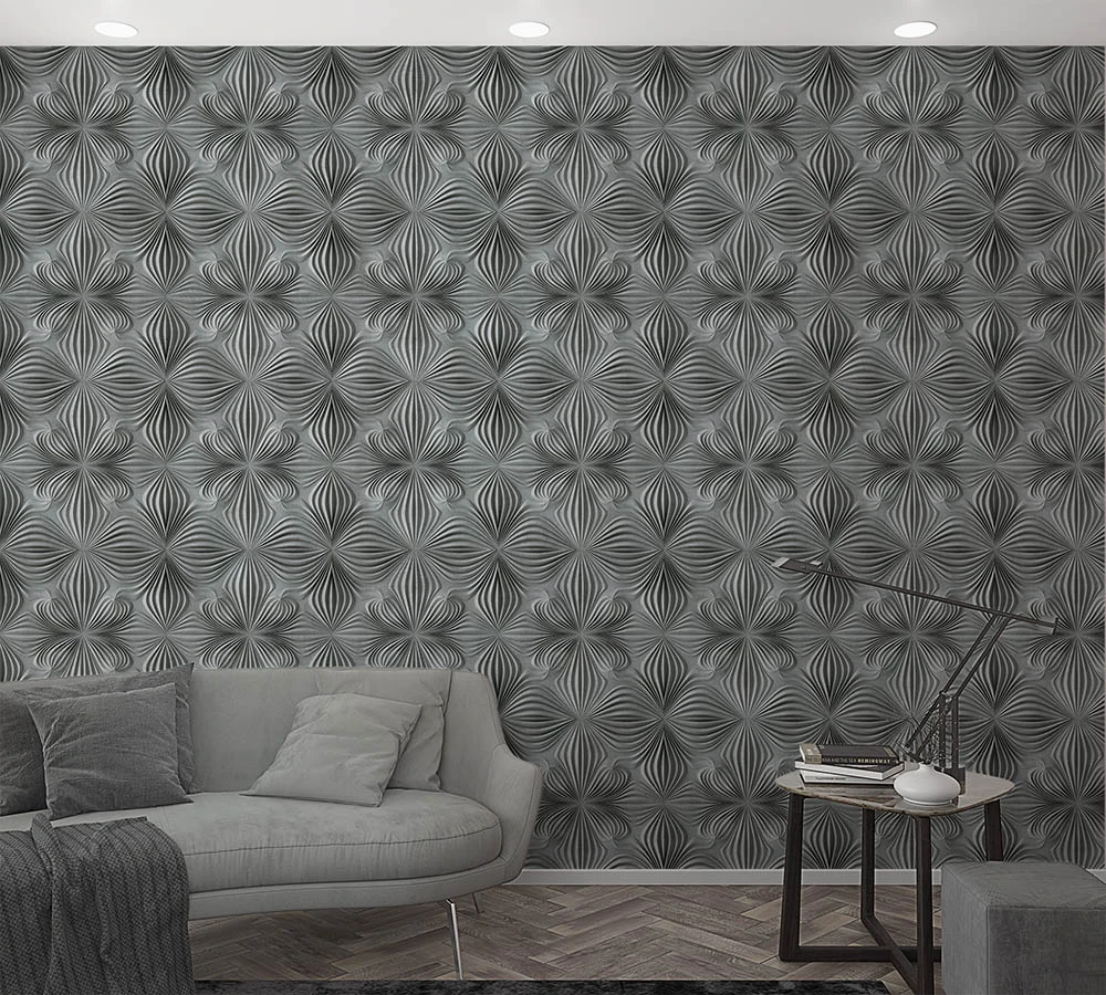 Fototapete Vlies 3D Grafisch Geometrisch Grau 47231 1 Fototapete Vlies 3D Grafisch Geometrisch Grau 47231