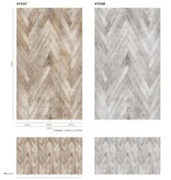 Fototapete Vlies Holz Zick-Zack-Muster Grau 47248 -A.S. Creation Verkaufsgeschäft Fototapete Vlies Holz Zick Zack Muster grau 47248 63210699 2