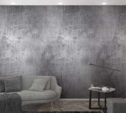 Fototapete Vlies Metall Nieten Industrial Grau 47212