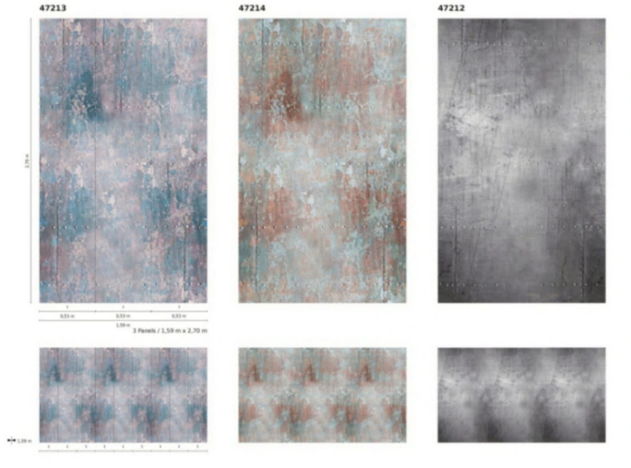 Fototapete Vlies Metall Nieten Industrial Grau 47212 3 Fototapete Vlies Metall Nieten Industrial Grau 47212 – Bild 3