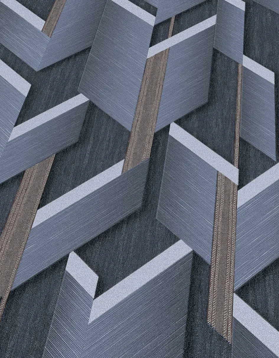 Guido Maria Kretschmer Tapete Grafisch Grau-blau 10145-08 4 Guido Maria Kretschmer Tapete Grafisch Grau-blau 10145-08 – Bild 4