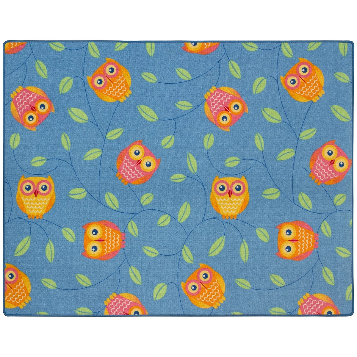 Happy Owls Eulen Kinderteppich Eule 133 X 170 Cm Blau 1 Happy Owls Eulen Kinderteppich Eule 133 X 170 Cm Blau