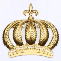 Harald Glööckler Krone 52718 Krone Steine Gold