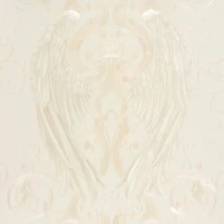 Glööckler Tapete Vlies Engelsflügel Creme Glanz 52593