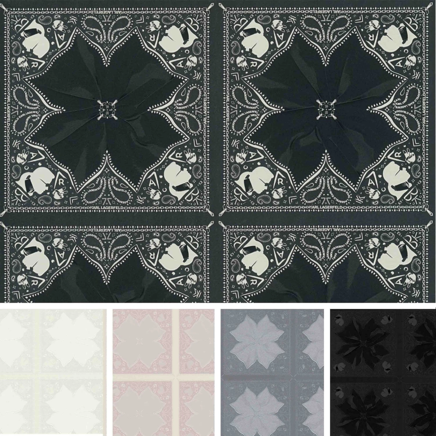 A.S. Creation Karl Lagerfeld Designer Vliestapete Quadrat Blume 1 A.S. Creation Karl Lagerfeld Designer Vliestapete Quadrat Blume