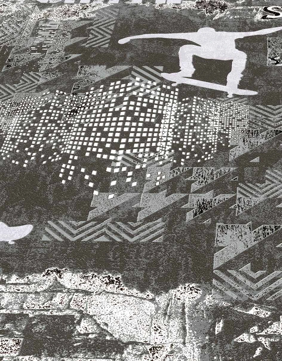 Kindertapete Sweet And Cool Skater Grau 10141-34 5 Kindertapete Sweet And Cool Skater Grau 10141-34 – Bild 5