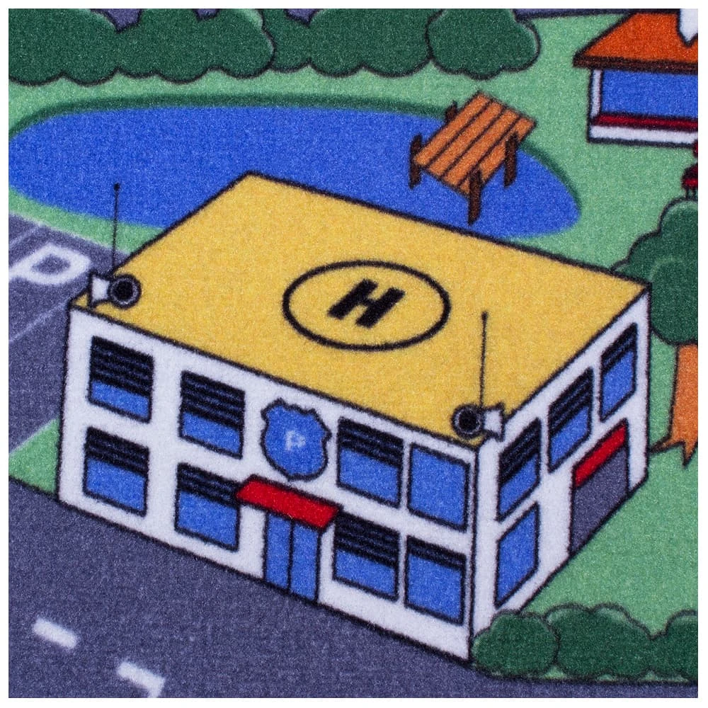 Kinderteppich Crooz WASCHBAR Rutschhemmend 95x133 Cm 2 Kinderteppich Crooz WASCHBAR Rutschhemmend 95x133 Cm – Bild 2