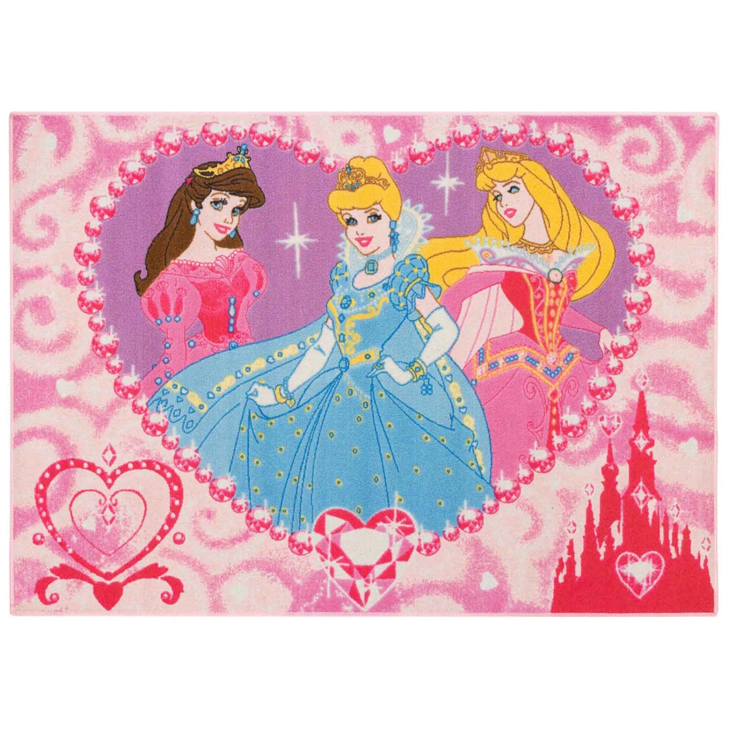 Kinderteppich Princess Jewels Prinzessin 95x133 Cm Rosa 1 Kinderteppich Princess Jewels Prinzessin 95x133 Cm Rosa