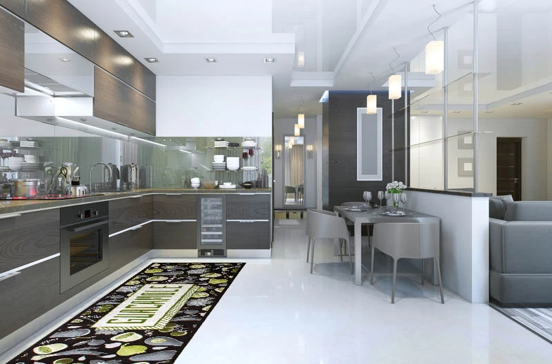 Küchenläufer Küchenteppich Guacamole Waschbar 4 Küchenläufer Küchenteppich Guacamole Waschbar – Bild 4