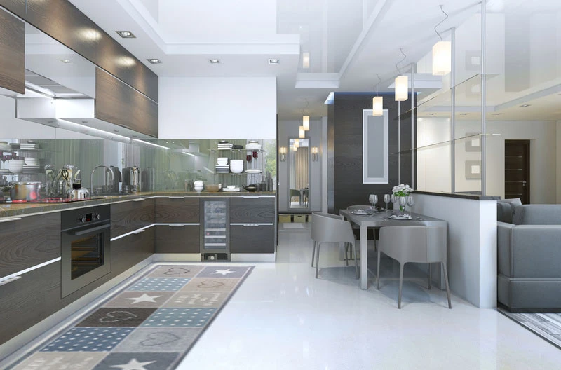 Küchenläufer Küchenteppich Herzen & Sterne Waschbar 4 Küchenläufer Küchenteppich Herzen & Sterne Waschbar – Bild 4