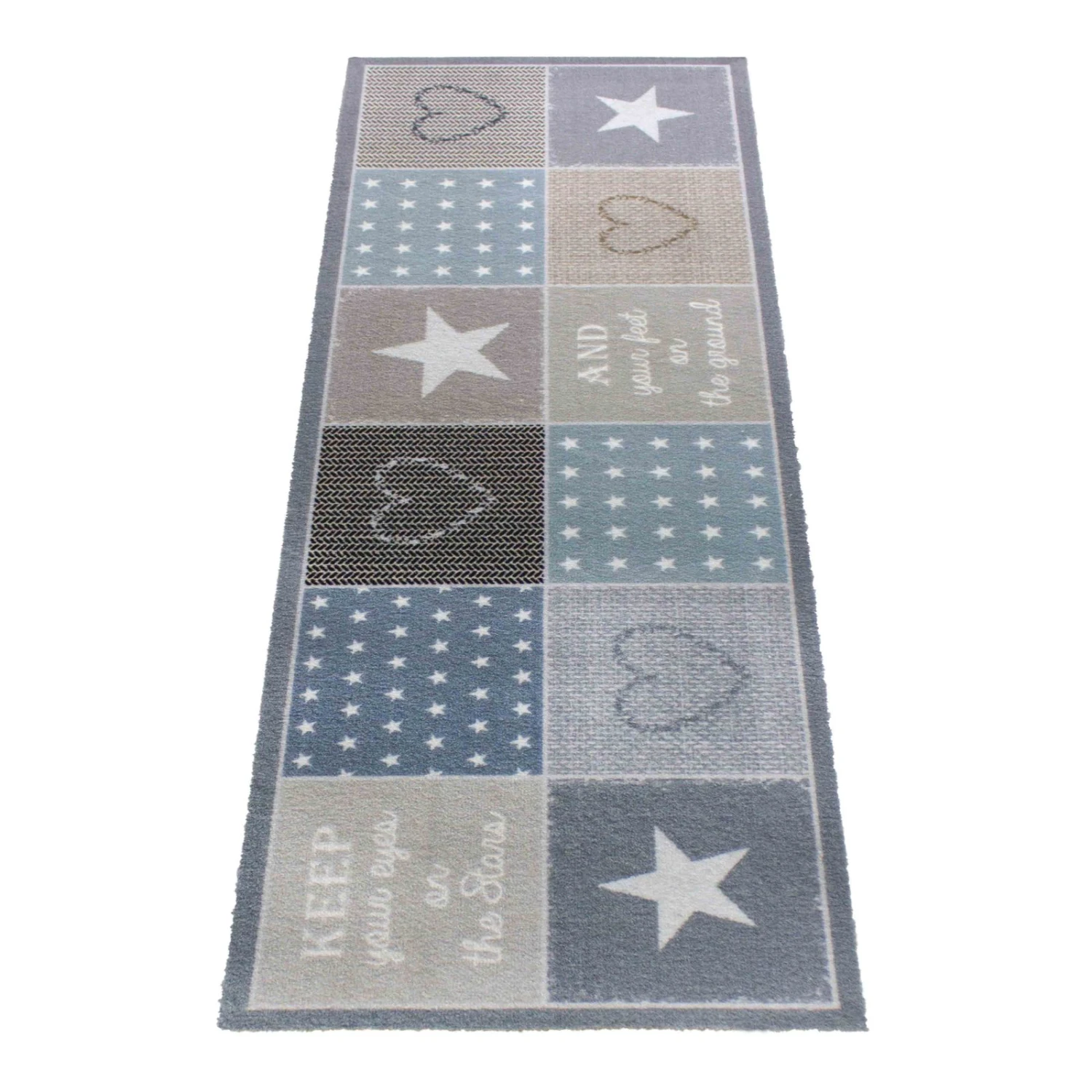 Küchenläufer Küchenteppich Herzen & Sterne Waschbar 3 Küchenläufer Küchenteppich Herzen & Sterne Waschbar – Bild 3