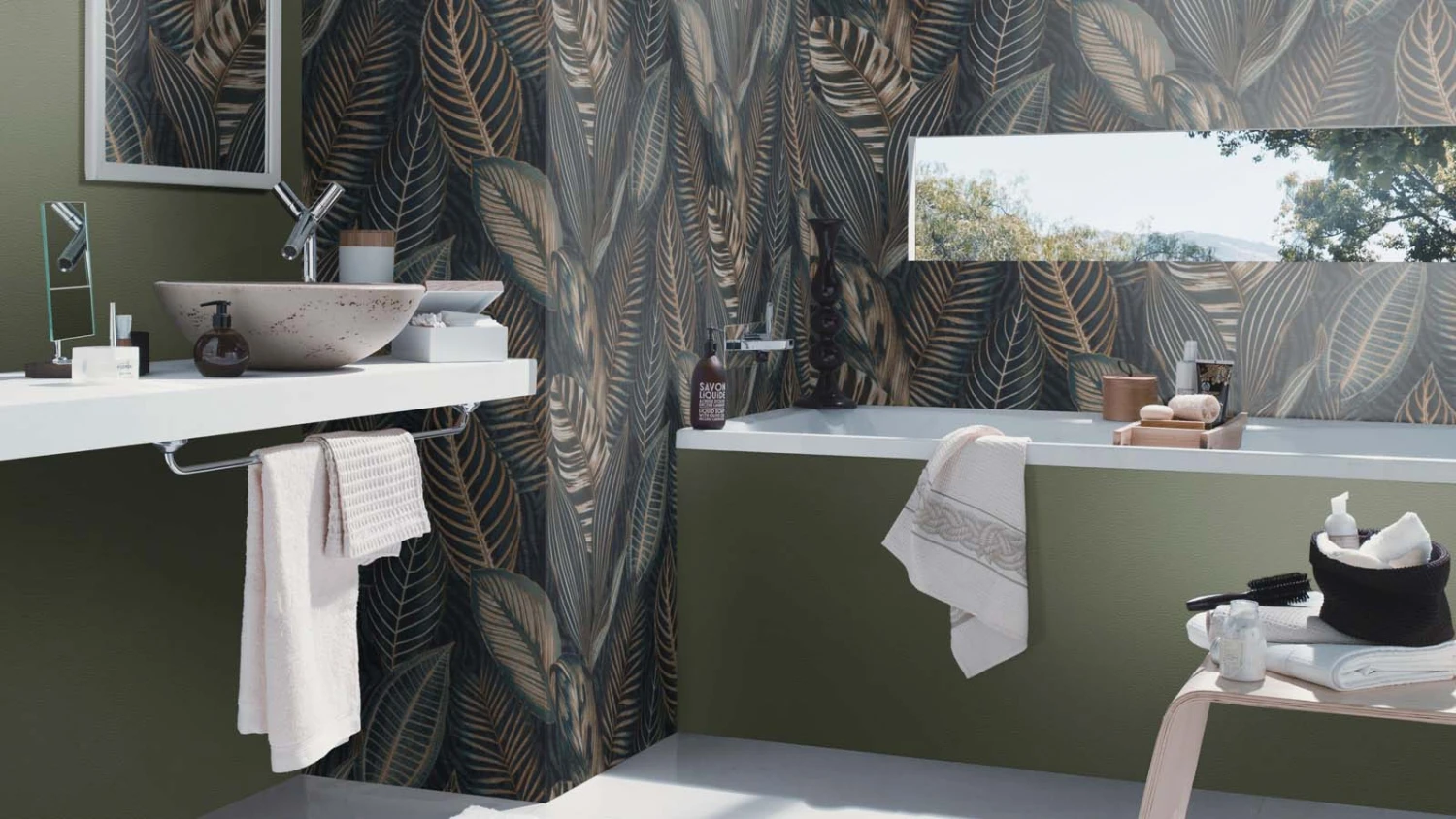 Vliestapete Rasch 751840 Blattmuster Blau Gold Metallic 1 Vliestapete Rasch 751840 Blattmuster Blau Gold Metallic