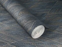 Vliestapete Rasch Blau Gold Rauten Linien 844146 -A.S. Creation Verkaufsgeschäft Rasch Vliestapete Rauten Grafik Blau Gold 844146 63214470 3