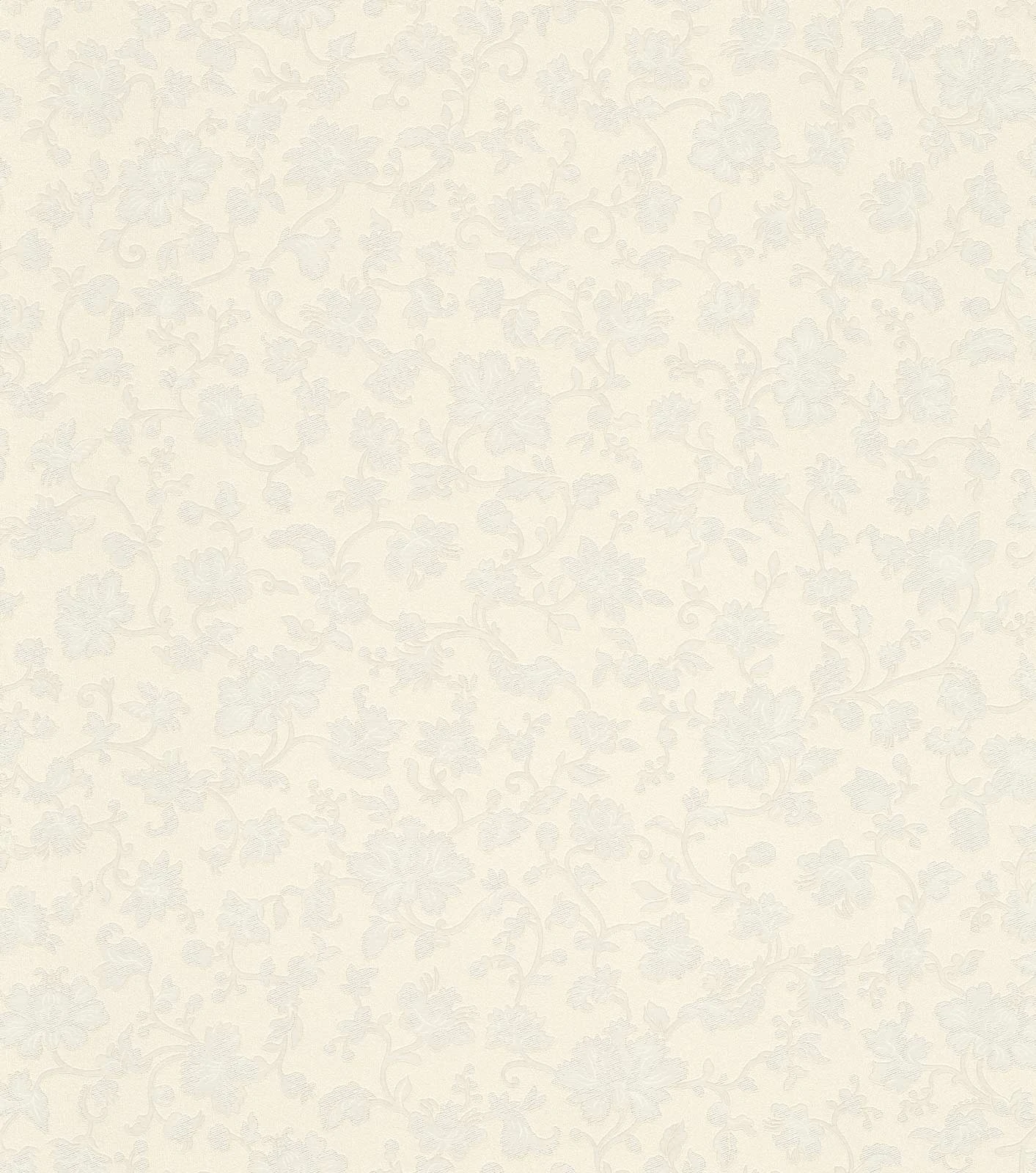 Satintapete Ranken Creme Glanz Rasch Trianon 532425 1 Satintapete Ranken Creme Glanz Rasch Trianon 532425