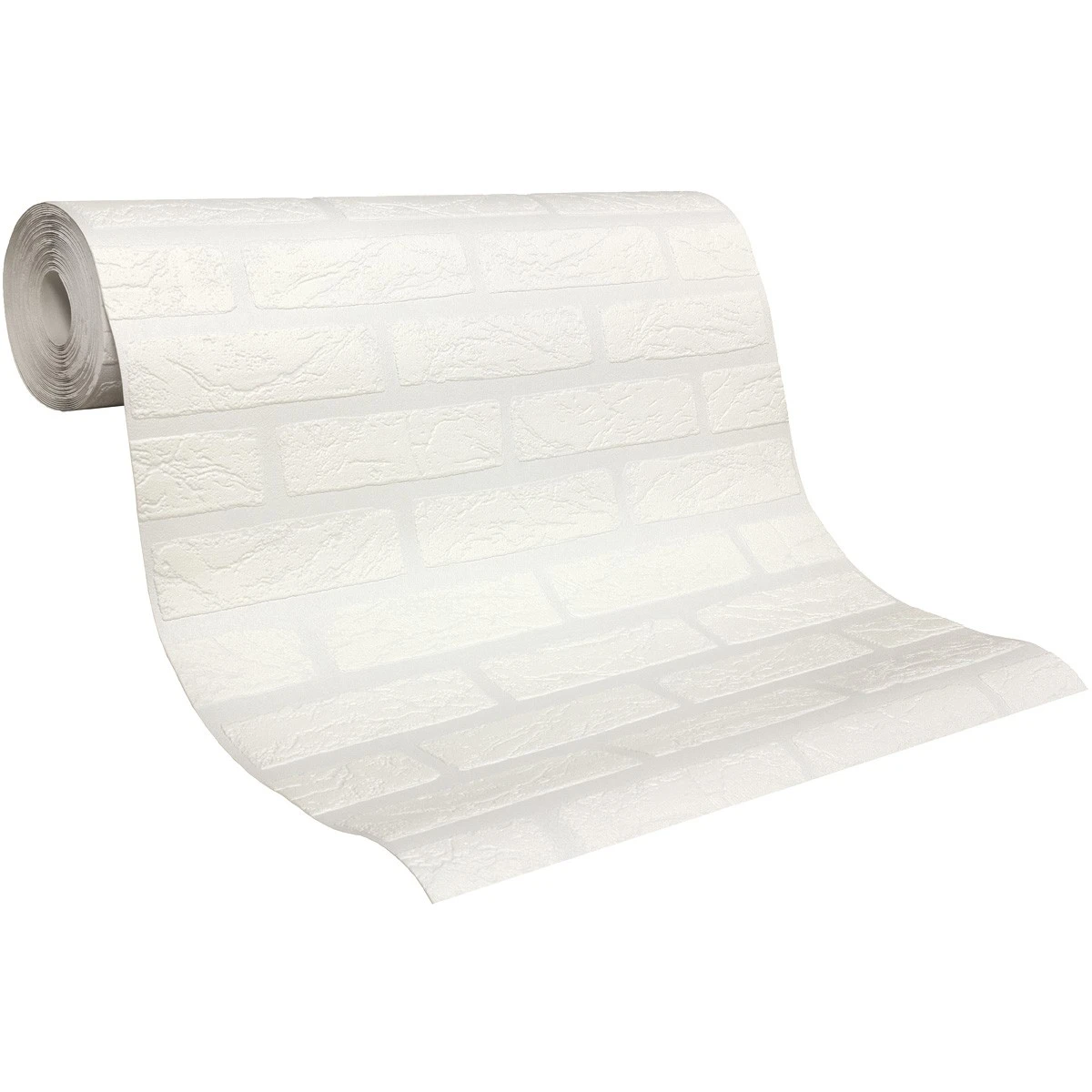 Steintapete P+S Schaum Tapete Ziegel Weiß 09136-30 1 Steintapete P+S Schaum Tapete Ziegel Weiß 09136-30