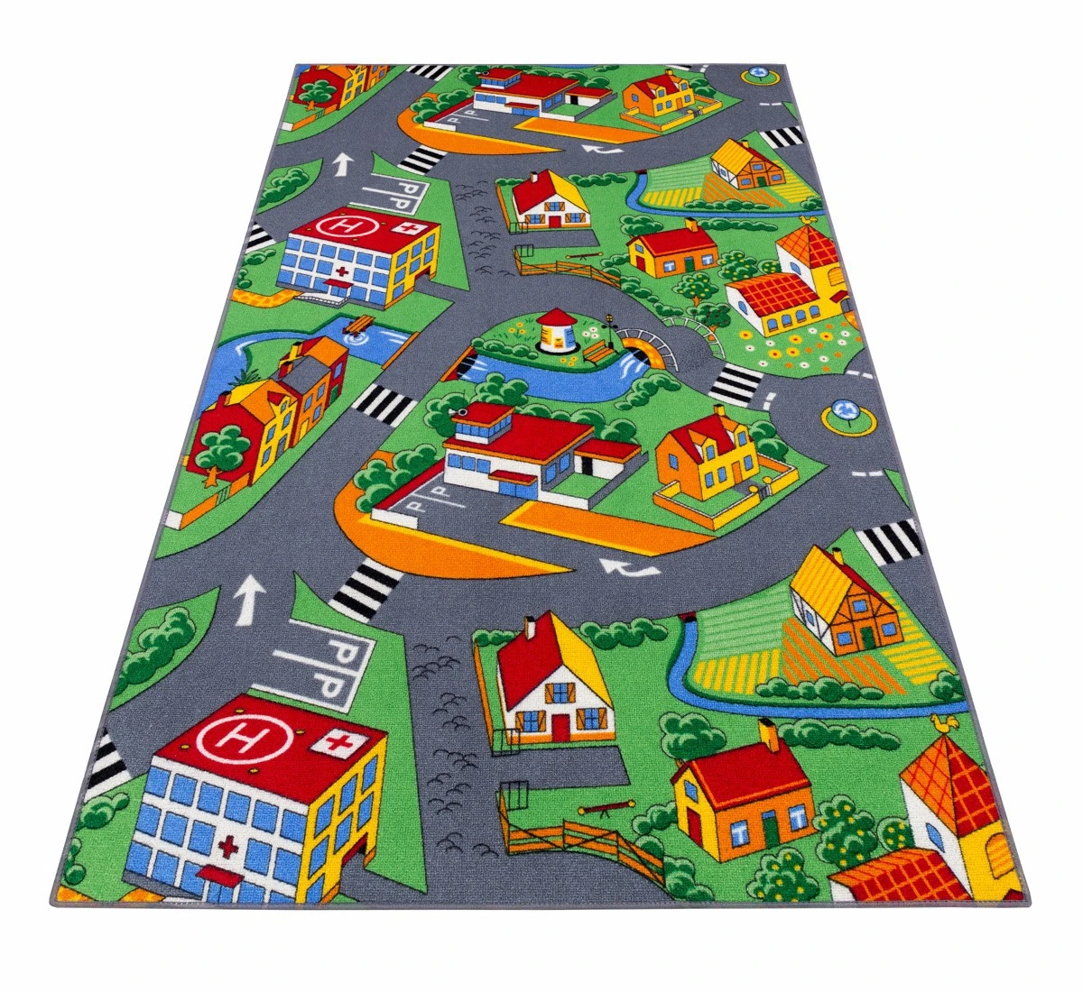 Strassenteppich Little Village Kinder 140x200 Cm Bunt 2 Strassenteppich Little Village Kinder 140x200 Cm Bunt – Bild 2