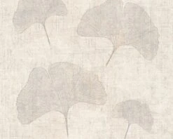 A.S. Creation Tapete Vlies Ahorn Blatt AS Creation Creme Grau 32265-3