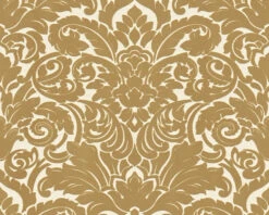 Flock Tapete Barock Weiß Gold Architects Paper 33583-2