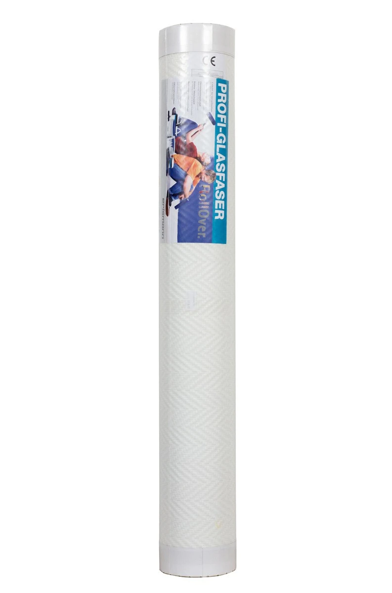 Tapete Glasfaser 25m² ÖKO-Tex 3358-01 Gewebe Fischgrät 2 Tapete Glasfaser 25m² ÖKO-Tex 3358-01 Gewebe Fischgrät – Bild 2