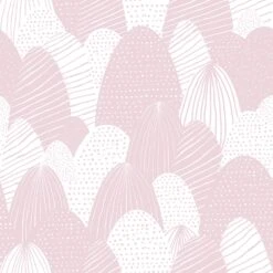 Tapete Kinder Ostereier Rosa Weiß 005424