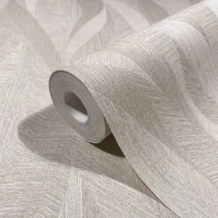 Papis Loveday Tapete 86722 Wellenmuster Beige