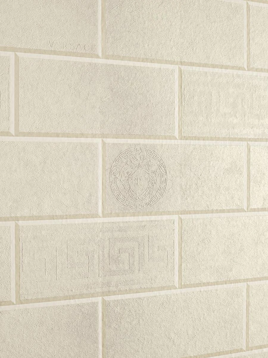 Versace Home Tapete 3D Fliesen Beige-creme 34322-5 4 Versace Home Tapete 3D Fliesen Beige-creme 34322-5 – Bild 4