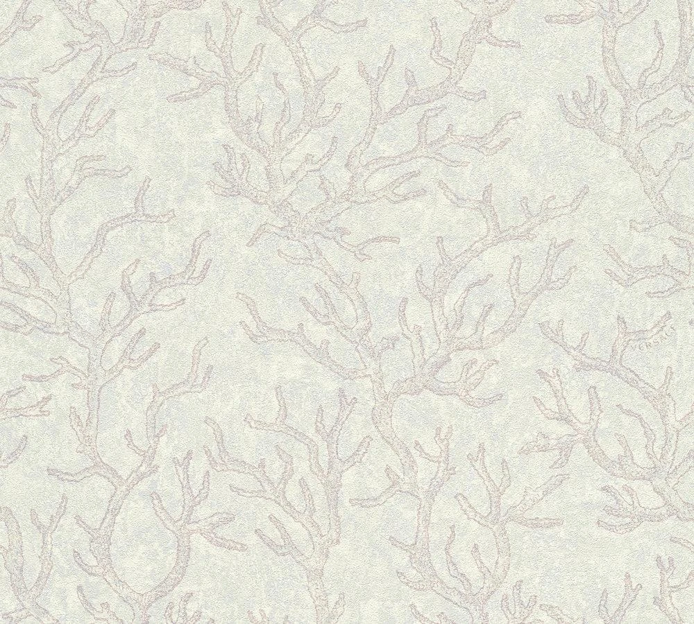 Versace Home Tapete Korallen Flieder Weiß Glanz 34497-4 1 Versace Home Tapete Korallen Flieder Weiß Glanz 34497-4