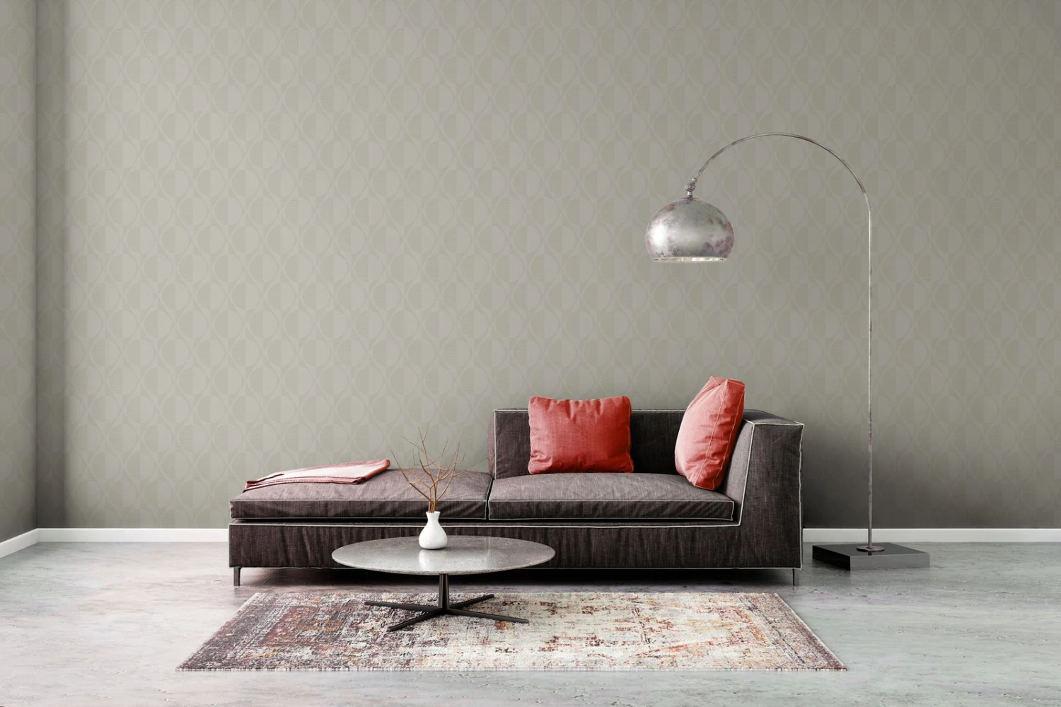 A.S. Creation Tapete Vlies Weiß Kreise 37478-3 | 374783 3 A.S. Creation Tapete Vlies Weiß Kreise 37478-3 | 374783 – Bild 3