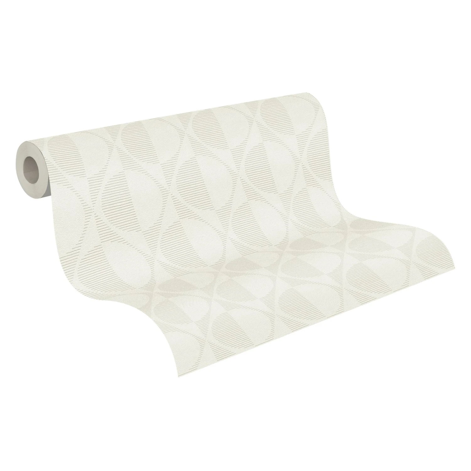 A.S. Creation Tapete Vlies Weiß Kreise 37478-3 | 374783 1 A.S. Creation Tapete Vlies Weiß Kreise 37478-3 | 374783