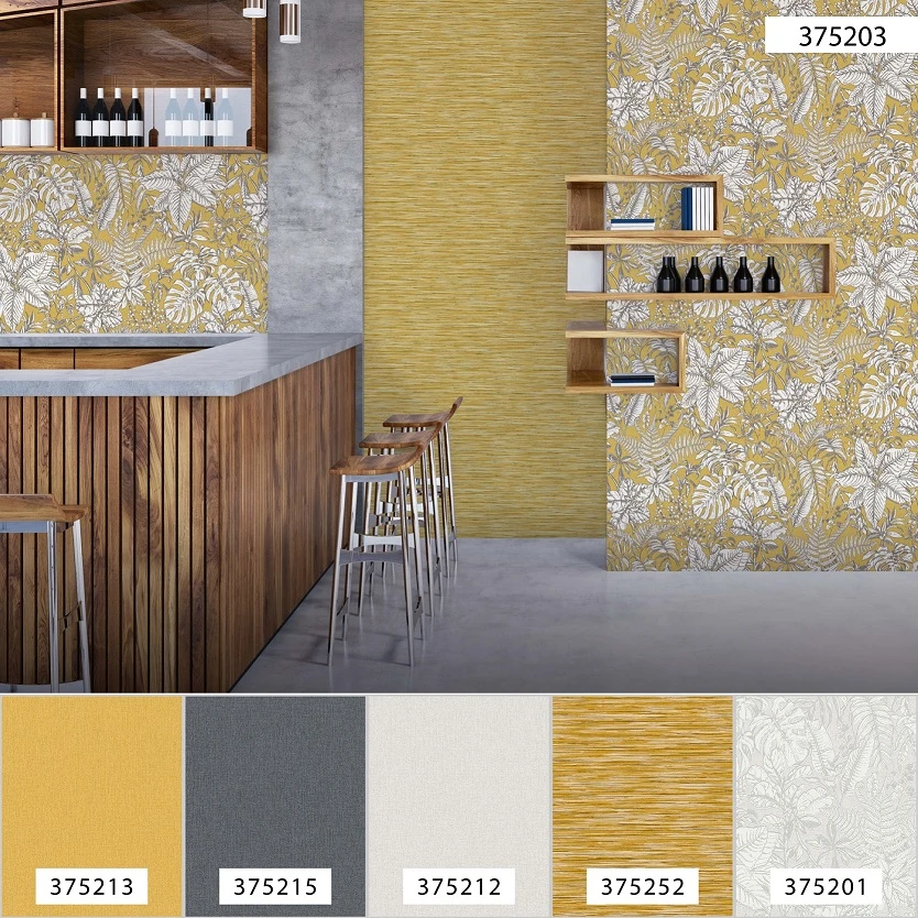 A.S. Creation Tapete Vlies 37520-3 Dschungel Gelb Weiß Grau 7 A.S. Creation Tapete Vlies 37520-3 Dschungel Gelb Weiß Grau – Bild 7