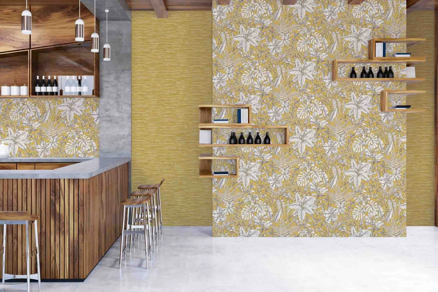 A.S. Creation Tapete Vlies 37525-2 Gestreift Gelb Grau 6 A.S. Creation Tapete Vlies 37525-2 Gestreift Gelb Grau – Bild 6