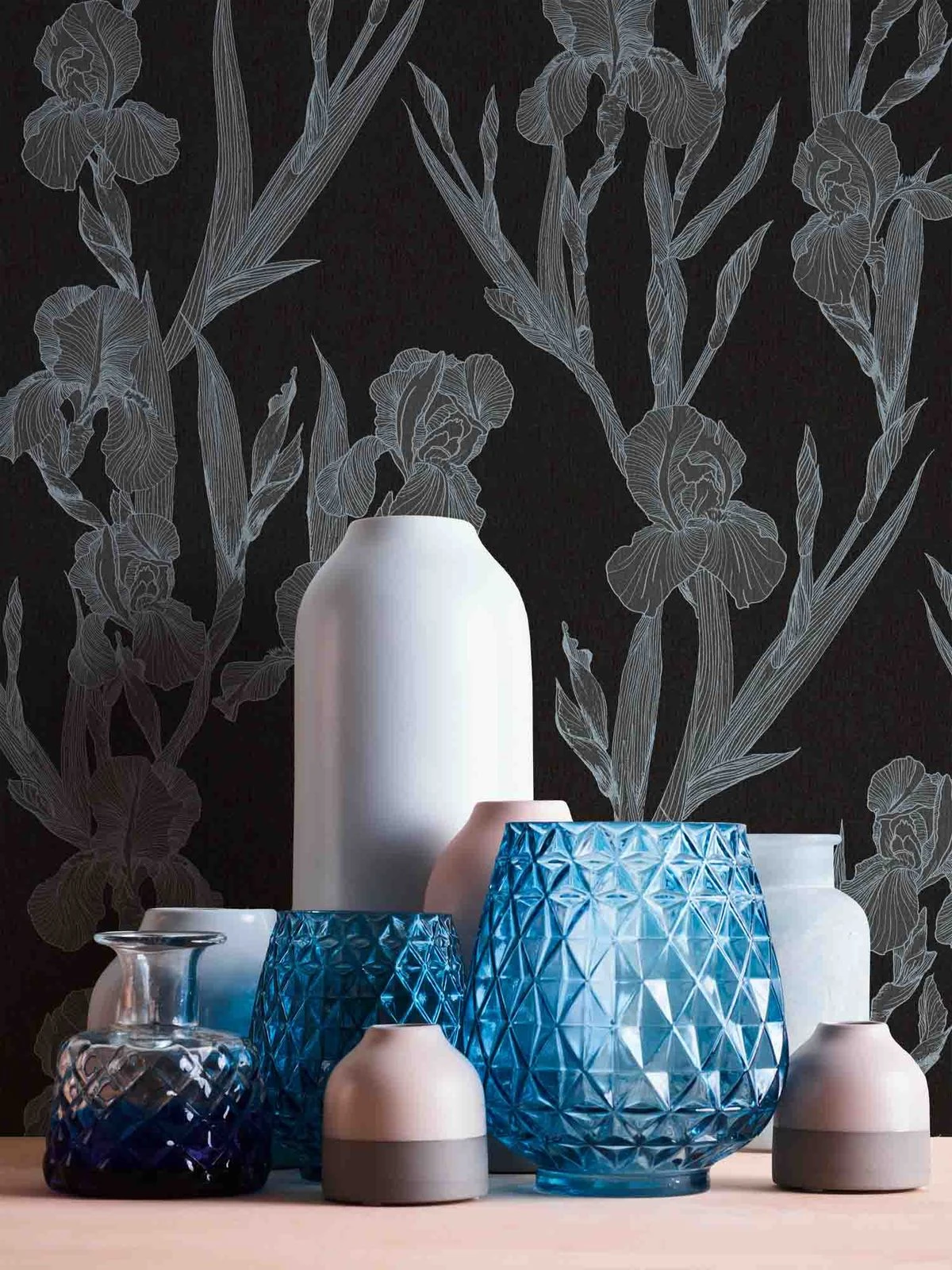 A.S. Creation Tapete Vlies 37526-2 Floral Schwarz Grau 4 A.S. Creation Tapete Vlies 37526-2 Floral Schwarz Grau – Bild 4