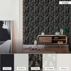 A.S. Creation Tapete Vlies 37526-2 Floral Schwarz Grau 13 A.S. Creation Tapete Vlies 37526-2 Floral Schwarz Grau -A.S. Creation Verkaufsgeschäft Tapete Vlies 37526 2 Floral schwarz grau 63206046 3