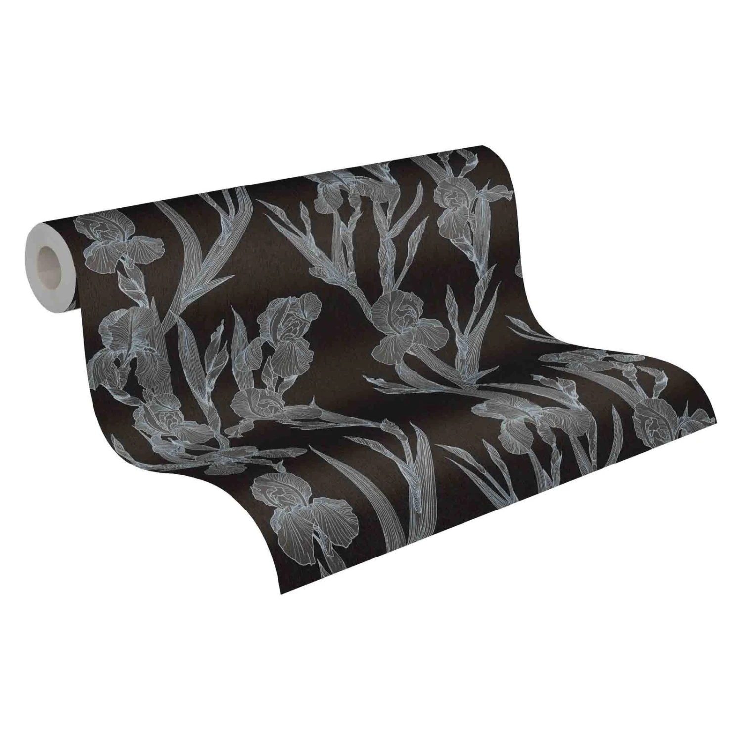 A.S. Creation Tapete Vlies 37526-2 Floral Schwarz Grau 1 A.S. Creation Tapete Vlies 37526-2 Floral Schwarz Grau