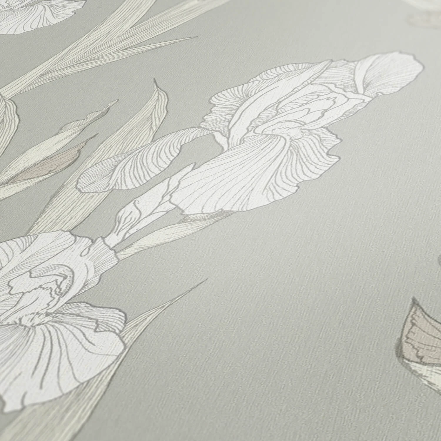 A.S. Creation Tapete Vlies 37526-4 Florale Tapete Greige Weiß 3 A.S. Creation Tapete Vlies 37526-4 Florale Tapete Greige Weiß – Bild 3