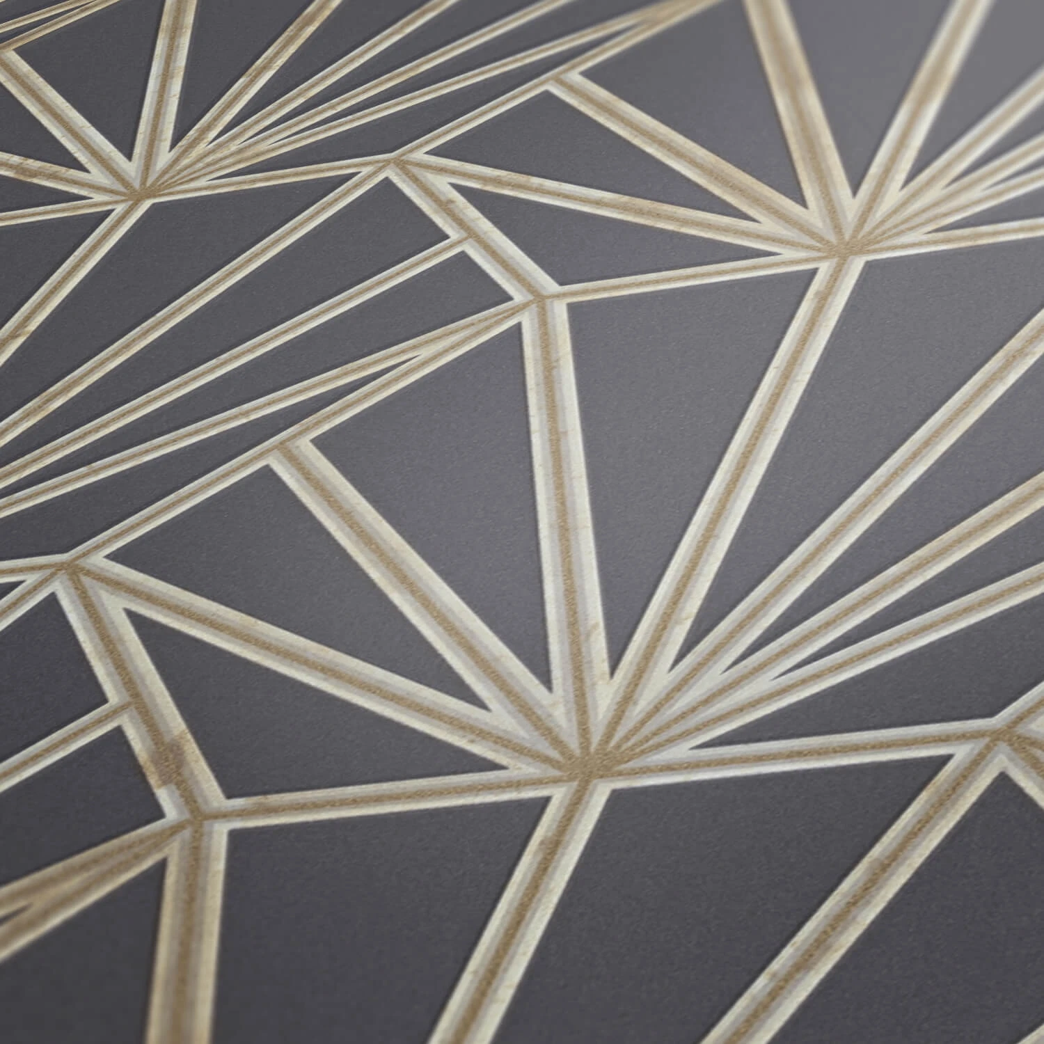 A.S. Creation Tapete Vlies 37528-4 Ornamente Grau Weiß Gold 3 A.S. Creation Tapete Vlies 37528-4 Ornamente Grau Weiß Gold – Bild 3