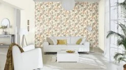 Tapete Vlies 543315 Botanisch Weiß Rosa Grün -A.S. Creation Verkaufsgeschäft Tapete Vlies 543315 Botanisch weiss rosa gruen 63205215 2