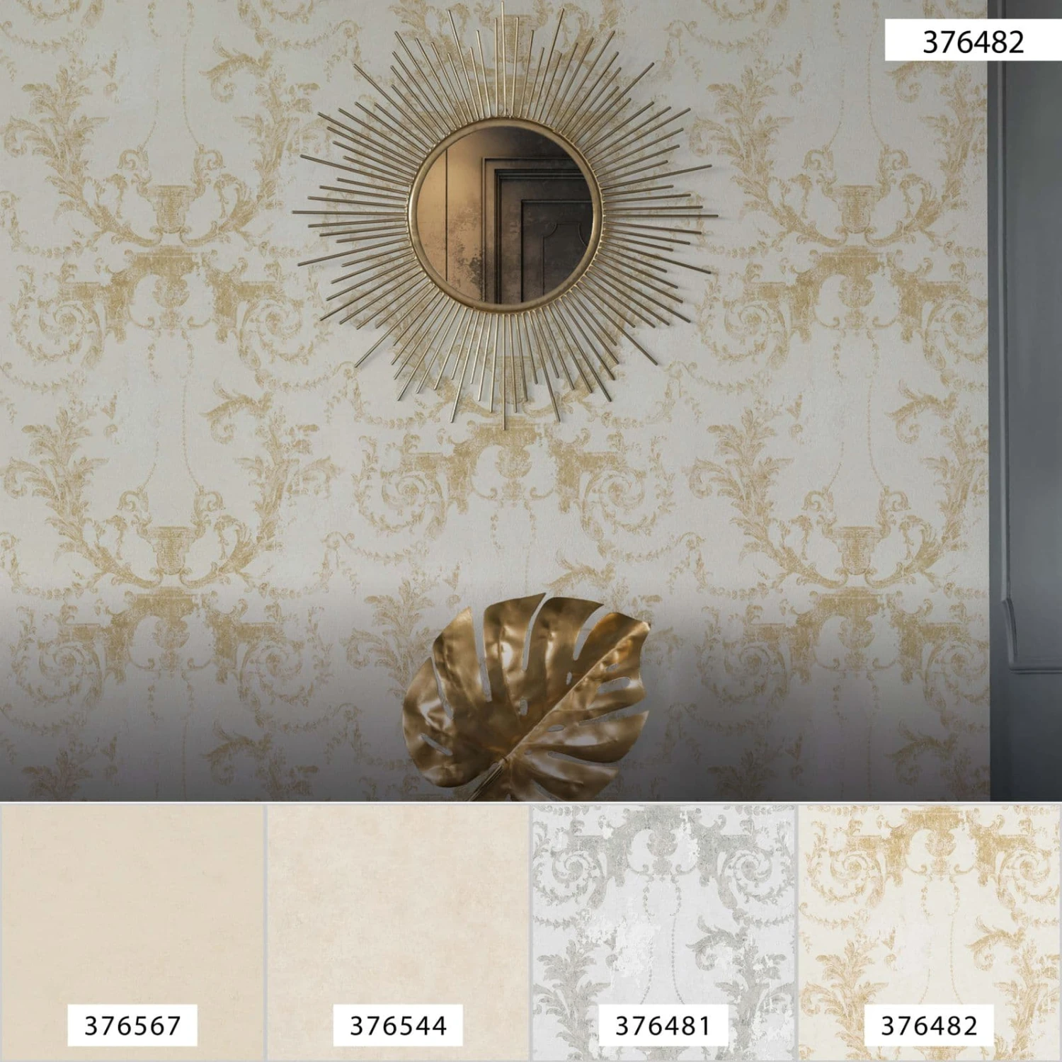 A.S. Creation Tapete Vlies Barock Beige Gold AS Creation 37648-3 3 A.S. Creation Tapete Vlies Barock Beige Gold AS Creation 37648-3 – Bild 3