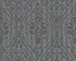 Tapete Vlies Barock Schwarz Grau Tessuto 96195-7